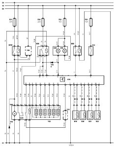 Електросхема ABS тип 2 Ford Sierra
