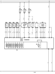 Електросхема ABS тип 1 Mitsubishi Carisma