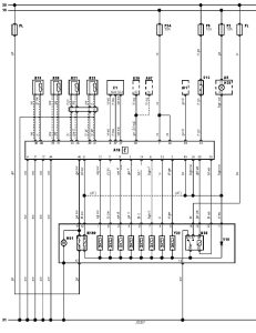 Електросхема ABS тип 1 Nissan Micra (K11)