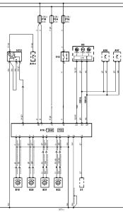 Електросхема ABS тип 1 Saab 9-3(98-03)