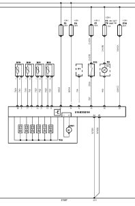 Електросхема ABS Teves Mk 1V-G1 Citroen Saxo
