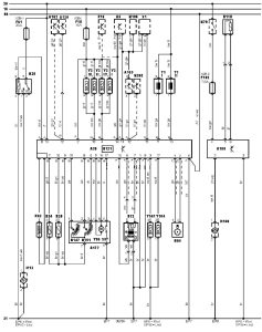 Електросхема двигуна 111.979 Mercedes Benz Sprinter (901)/W904