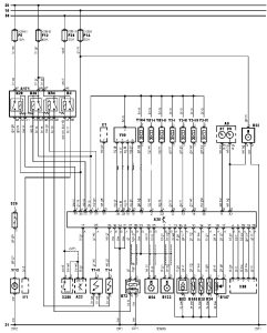 Електросхема двигуна 18K16 Rover 200 (R3)