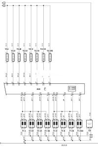Електросхема двигуна 448PN частина 2 Land Rover Range Rover 06-07