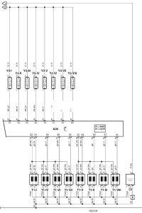 Електросхема двигуна 448PN частина 2 Land Rover Range Rover 07-09