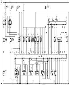 Електросхема двигуна B2041 Saab 9-3(98-03)