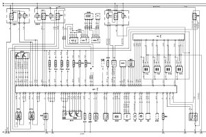 Електросхема двигуна B207E тип 2 Saab 9-3