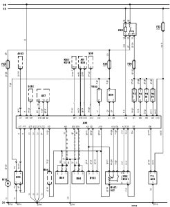 Електросхема двигуна ADP Audi A4 (B5)