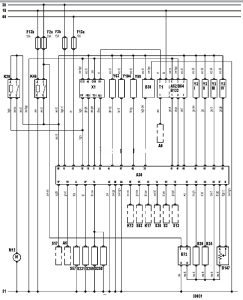 Електросхема двигуна B3 Mazda 323 94-98