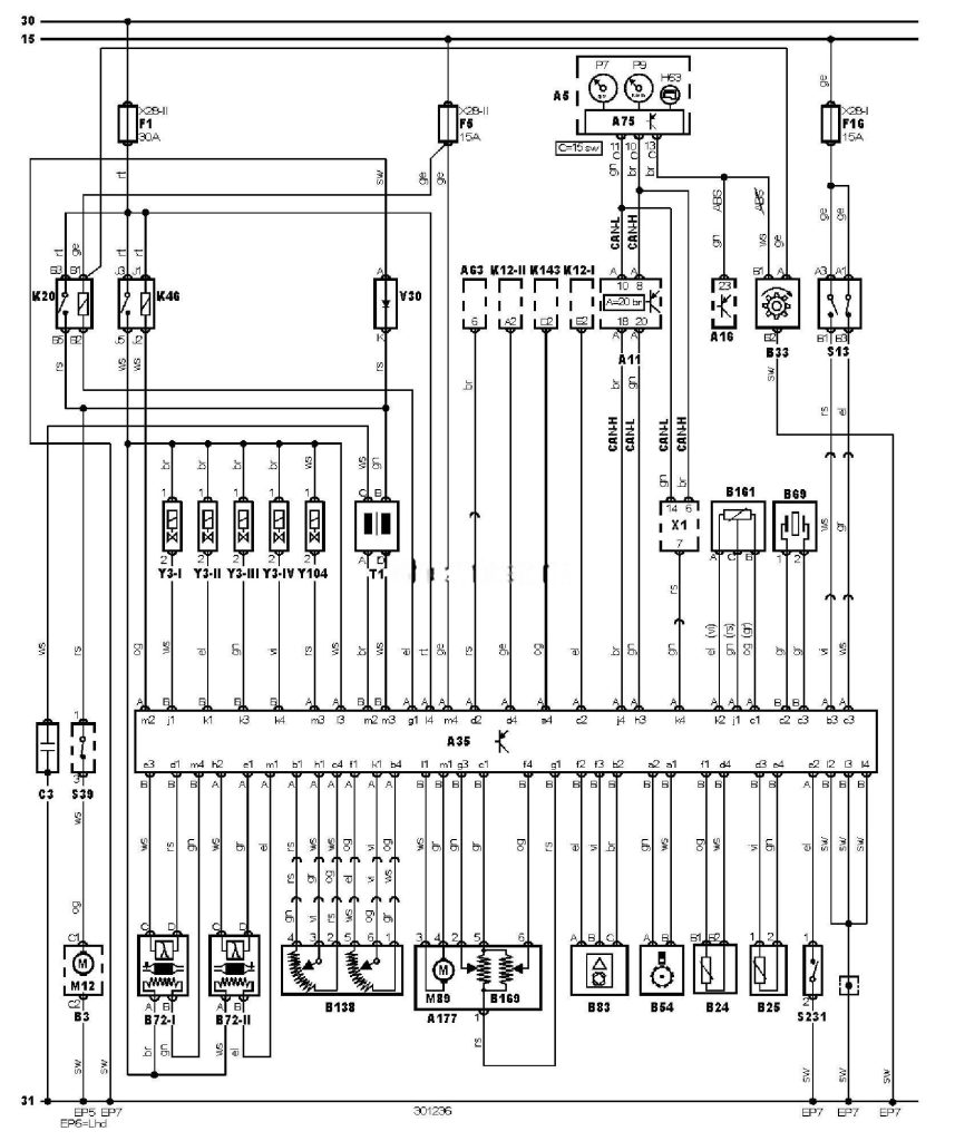 Електросхема двигуна D4F712 Nissan Kubistar