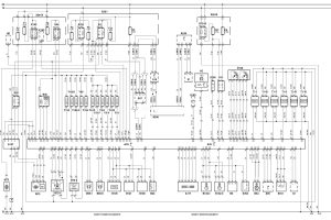 Електросхема двигуна B284E тип 1 Saab 9-3