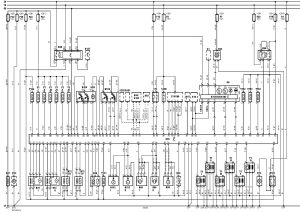 Електросхема двигуна BDE Volkswagen Bora (1J) (1J2/1J6)