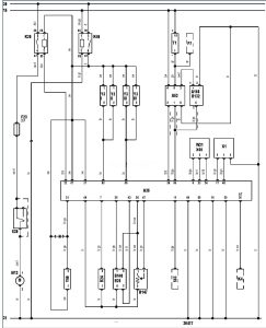Електросхема двигуна N4A/41 Ford Sierra