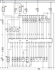 Електросхема двигуна L1F тип 2 Ford Mondeo 1