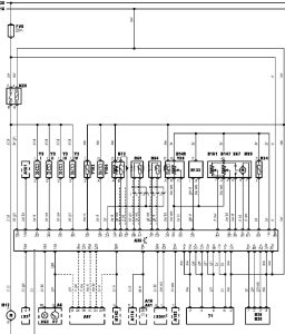 Електросхема двигуна X18E1 Opel Vectra-B
