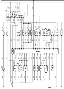 Електросхема двигуна XU7JP/Z тип 1 Peugeot 306