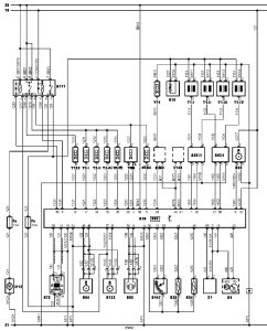 Електросхема двигуна XU10J4L/Z Peugeot 405