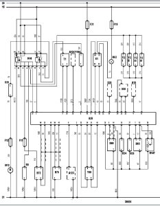 Електросхема двигуна XU10J2L/Z Peugeot 605