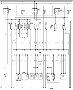 Електросхема двигуна J7R 732/733 Renault Safrane