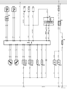 Електросхема подушок безпеки тип 1 Seat Leon 1 (1M)