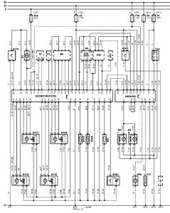 Електросхема кондиціонера тип 3 Volkswagen Bora (1J) (1J2/1J6)