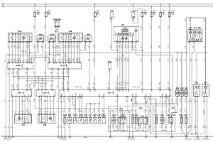 Електросхема освітлення салону тип 3 Volkswagen Bora (1J) (1J2/1J6)